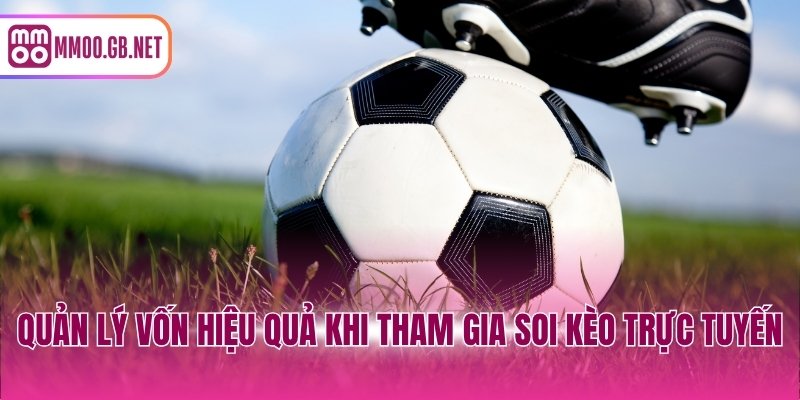 Quản lý vốn hiệu quả khi tham gia soi kèo trực tuyến
